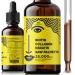 HERBALICIOUS Liquid Collagen Supplements for Women - Comprehensive Formula Hair Skin Nails Supplement with 10000mcg Collagen 5000 mcg Biotin 5000 mcg Keratin 5000 mcg Saw Palmetto Made in USA 2fl oz