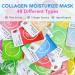 Besnel Collagen Facial Masks - 48 Pack, Plant Extract & Sodium Hyaluronate, for All Skin Types, Korean Spa Face Mask - Buy Online on GoSupps.com