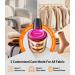 TORRAS Rechargeable Fabric Shaver - Electric Lint Remover for Wool Cashmere & Clothes | 3-Speed Fuzz & Pilling Removal with Replacement Blades - Fuchsia - Buy Online on GoSupps.com