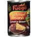 Fuego Refried Black Beans pack of 6 (6 x 430 g) Black Beans 430 g (pack of 6)