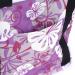 Foldable Small Pet Carrier Bike Basket - Purple Flower Design | Easy Install Detachable Cycling Bag for Cats & Dogs - Buy Online on GoSupps.com