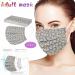 Lulupi 10-Piece Floral Adult Mouth Protection Masks | Elegant & Breathable Bandana Neckerchief for Women - International Shipping Available - Buy Online on GoSupps.com