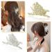 Aolemy 2Pcs Butterfly Hair Clips for Women - Non-Slip Metal Hair Claw Clips with Rhinestones - Fashion Hair Accessories - Buy Online on GoSupps.com