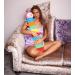 Super Soft Extra Long Hot Water Bottle with Plush Cover | 2L Capacity | 72cm | Pain Relief for Aches & Injuries | Caterpillar Design | Multi Colour - Buy Online on GoSupps.com
