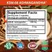 Ashwagandha KSM-66 1200mg Supplement with Black Pepper for High Absorption - Vegan - 60 Capsules - Buy Online on GoSupps.com