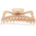 Camila Paris CP2887 French Large Hair Clips for Women Thick Hair for Long Curly Wavy Hair, Girls Hair Claw Clip, Durable Styling Big Claw Clip for Thick Hair, Strong Hold No Slip Grip, Made in France 6 Inch (Pack of 1) Beige