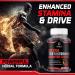 8in1 Testosterone Booster Gummies for Men - Tongkat Ali Fenugreek & Ashwagandha - Enhance Libido & Hormonal Balance - Non-GMO USA Made - 120 Black Cherry Gummies - Buy Online on GoSupps.com