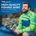 UPF50+ Men's Long Sleeve Fishing Shirt - Mahi Madness, X-Large - Buy Online on GoSupps.com