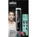Braun 6-in-1 All-In-One Series 3 Male Grooming Kit with Beard Trimmer and Hair Clippers - Gifts for Men UK - MGK3221 Black/Volt Green - Buy Online on GoSupps.com