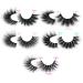 10 Pairs of Wispy 18mm Natural 3D Faux Mink False Eyelashes - Mixed Styles | Reusable Soft Fake Lashes in Glitter Boxes - Buy Online on GoSupps.com