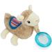 Nuby Soft Plush Pacifinder with Detachable Silicone Pacifier - Llama 0-6 Months | Natural Cherry Shape | Multi | One Size - Pack of 1 - Buy Online on GoSupps.com