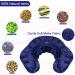 REVIX Weighted Microwave Heating Pad for Neck and Shoulders - Hot Herbal Aromatherapy Wrap for Back Pain Relief, Microwavable Moist Heat Neck Warmer - Navy - Buy Online on GoSupps.com