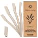 Blessdome Biodegradable Wheat Straw Eyebrow Razor Shaper Kit for Women - Facial Hair Remover and Trimmer Exfoliating Dermaplaning Tool. Eco-Friendly & Reusable 4 Count (Pack of 1) Off White