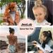 JessLab Spiral Hair Ties 20 Pcs - Traceless Phone Cord Hair Accessories for Girls & Women - No Crease Plastic Coil Ponytail Holders - No-Damage Headband - Lustrous Finish - Buy Online on GoSupps.com