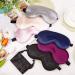 12-Piece Adjustable Strap Sleep Silk Mask Set | Soft Blindfold Eyeshade for Comfortable Sleep | Smooth Sleeping Mask with Bag | 6 Colors - Buy Online on GoSupps.com