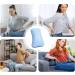Frifer Refresh Ergonomic Back & Lumbar Support Pillow | Inflatable Posture Correction Device for Spine & Lower Back - Stretching & Support - Blue - Buy Online on GoSupps.com