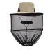 Beekeeping Beekeeper Folding Hat Mask Face Mesh Net Anti-mosquito Fishing and Camping Mosquito Netting Hat Mosquito Hat with Net Mesh Bee Bug Insect Fly Mask Cap Hat Light Coffee