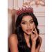 SWEETV Queen Crown for Women - Princess Tiara Pageant Diadem in Red - Buy Online on GoSupps.com