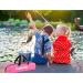 PLUSINNO Kids Telescopic Fishing Pole Combo with Spincast Reel - Pink Handle (59.05IN) - Buy Online on GoSupps.com