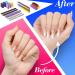 16 Pcs Nail Files & Buffers Set - OVLUX Professional & Home Nail Buffer Block Tool - Double Sided Grit Files for Natural Nails - 7 Step Nail Strips - Buy Online on GoSupps.com