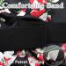 Satin Bonnet Set for Curly Hair | 2 Large Silk Sleep Caps for Women - Black & Black Flower | Hair Care for Braids and Long Hair - Buy Online on GoSupps.com