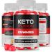 Alapor Keto Fusion Strawberry ACV Gummies - 30 Days Supply | Vitamins Infused | Keto-Friendly - Buy Online on GoSupps.com
