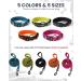 PETTOM Adjustable Nylon Dog Collar - Breathable Reflective Collar for Dogs - Black Medium Size - Buy Online on GoSupps.com