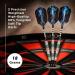 Viper Astro 80% Tungsten Soft Tip Darts 18g with Case - Green Rings - Buy Online on GoSupps.com