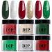 Kit de poudre de trempage pour ongles 6 couleurs Style no l s chage rapide longue dur e Application facile pour Salon bricolage pour d butants