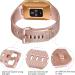 6 Pack Sport Bands Compatible with Fitbit Ionic - Replacement Soft Silicone Wristbands for Men and Women - Rose Gold, Silver, Gold, Black, Gray, Slate - Large - Buy Online on GoSupps.com