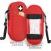 Sithon Epipen Carrier Bag - Portable Emergency Pocket Organizer for 2 Epipens Asthma Inhaler & Allergy Essentials (Red) - International Shipping Available - Buy Online on GoSupps.com