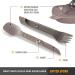 UCO Switch Spork 2-Piece Camping Utensil Set - Sandstone | Lightweight & Integrated Design - Buy Online on GoSupps.com