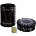 Q WORKSHOP Elvish Black Leather Dice Cup - Premium RPG Gaming Accessory - Buy Online on GoSupps.com