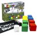 Crazy Bocce Ball Set - Indoor and Outdoor Family Fun for Everyone - A Game for All Ages  Living Room, Park, Backyard, Beach, Lawn Games, Party Games  8 Cubes, Pallino & Carry Bag