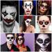 Professional Face Paint Palette - Black White Red Clown Makeup for Halloween Cosplay SFX Joker Zombie Vampire - International Shipping Available - Buy Online on GoSupps.com