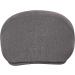 Sterkowski Ivy Five Cap - Natural Linen Flat Cap for Men - Lightweight 5 Panels - Grey 6 7/8 - Buy Online on GoSupps.com