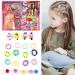 800 Pcs Girls Hair Accessories Set | Hair Ties, Clips, Elastic Bands for Kids, Teens, Toddlers | With Storage Box | Various Styles - Buy Online on GoSupps.com