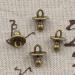 25pcs Baby Pacifier Binky Teether Pendants - DIY Antique Silver & Bronze Color 13x10mm | Ideal for Crafts - Buy Online on GoSupps.com
