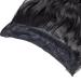 Buy Dark Black Hairpiece Extensions with Invisible Wire | Thickening Wavy Weft Hair Extensions - 40 cm - Buy Online on GoSupps.com