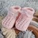 Royal Icon Baby Booties 0-3 Months | Warm & Safe Newborn Slippers for Baby Boys & Girls | Soft & Stylish Ri403 Pink Ri1045 - Buy Online on GoSupps.com