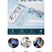 Magimodac Women s Blue Light Filter Computer Glasses - Stylish Metal Frame Anti-Blue Light Nerd Glasses in Black - Buy Online on GoSupps.com