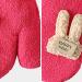 Girls Boys Cute Fox Knitting Short Full Finger Gloves Toddler Kids Winter Thermal Plush Lining Cycling Camping Gloves Mitten for 1-3 Yrs Cartoon/Fuschia - Buy Online on GoSupps.com