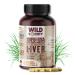 WILD SOCIETY - USA Grass Fed Beef Liver Capsules - 3000mg Max Strength for Energy Stamina Natural Detox Hair & Nail - Non GMO Allergen Free Beef Liver Supplement - 180 Desiccated Capsules