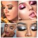 DE'LANCI Liquid Glitter Eyeshadow Set - High Pigmented Quick-Drying Metallic Shades - Long Lasting Eye Makeup in Gold, Silver, Pink, Red, Brown & Nude - Perfect Christmas Gift - 6 Colors - Buy Online on GoSupps.com