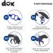 DDOXX Air Mesh Breast Harness for Small to Medium Dogs | Reflective & Step-In Design | Multiple Colors Available | XL Size: 48-55 cm - Ideal for Dogs Cats & Puppies - Buy Online on GoSupps.com