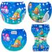 Buy Luxja Reusable Swimming Diapers for Babies (0-3 Years) - Adjustable & Washable - 2 Pack with Whales & Fish Design - International Shipping Available - Buy Online on GoSupps.com
