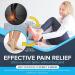 Buttons & Pleats Plantar Fasciitis Ankle Brace Compression Sleeve - Achilles Tendonitis & Joint Pain Relief - Black Large - Buy Online on GoSupps.com