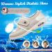 Stylish Wide Diabetic Shoes for Elderly Womens | Non Slip Air Cushion Sneakers | Lightweight & Breathable Walking Shoes for Swollen Feet | Beige (Size 41) - Buy Online on GoSupps.com