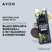 AVON Naturals Black Shine Bhringraj 2-in-1 Shampoo & Conditioner | 180 ml | Strengthen & Shine | International Shipping Available - Buy Online on GoSupps.com