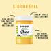 Nanak Organic Grass-Fed Ghee Clarified Butter - Premium Quality Keto & Paleo Friendly - Non-GMO, Pasture Raised, Lactose & Gluten-Free - 56 oz (3.5 lb) - Great Butter Alternative - Buy Online on GoSupps.com